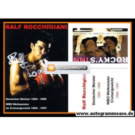 Autogramm Boxen | Ralf ROCCHIGIANI | 1990er (Portrait Color) Rocky´s Inn