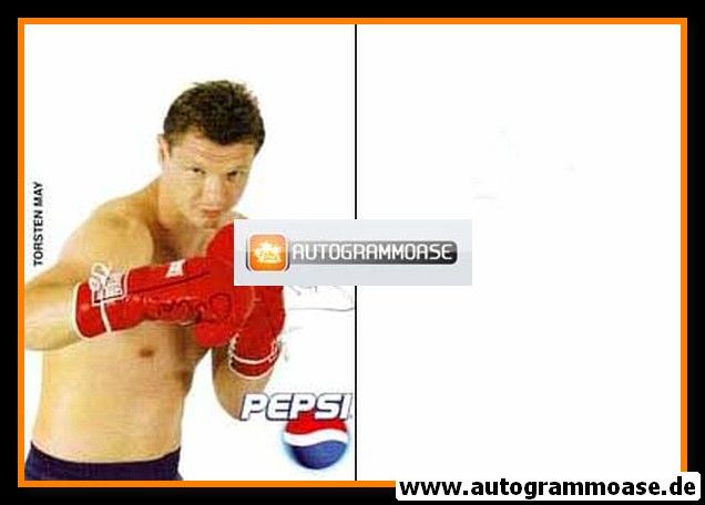 Autogramm Boxen | Torsten MAY | 1990er (Pepsi)