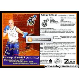 Autogramm Boxen | Ronny BEBLIK | 2007 (BC Chemnitz)