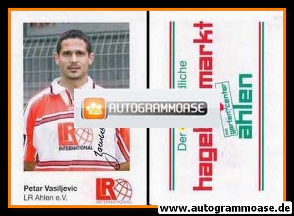 Autogramm Fussball | Rot Weiss Ahlen | 2000 | Petar VASILJEVIC