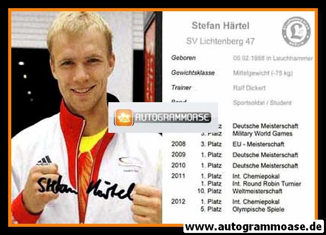 Autogramm Boxen | Stefan HÄRTEL | 2012 (SV Lichtenberg)