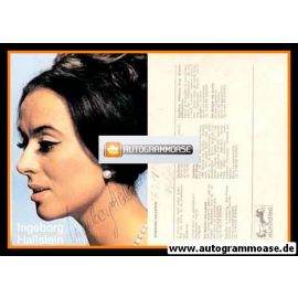 Autogramm Klassik | Ingeborg HALLSTEIN | 1970er "O Zittre Nicht" (Portrait Color) Eurodisc