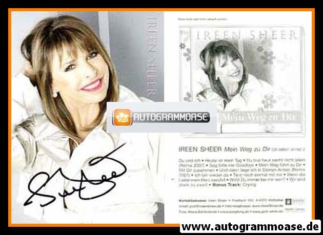 Autogramm Schlager | Ireen SHEER | 2007 "Mein Weg Zu Dir" (White Records)