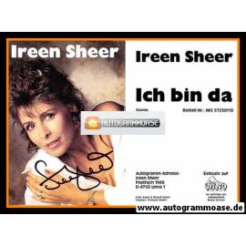 Autogramm Schlager | Ireen SHEER | 1988 "Ich Bin Da" (Dino)