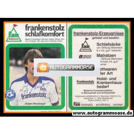 Autogramm Fussball | SV Viktoria 1901 Aschaffenburg | 1985 | Jürgen BRAUBURGER