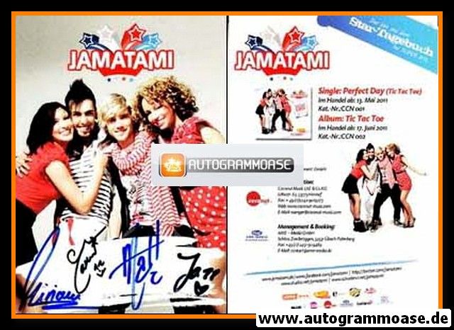 Autogramme Pop | JAMATAMI | 2011 "Perfect Day"