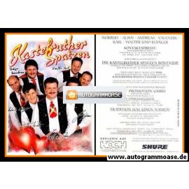 Autogramme Volksmusik | KASTELRUTHER SPATZEN | 1998 Druck (Portrait Color) Koch