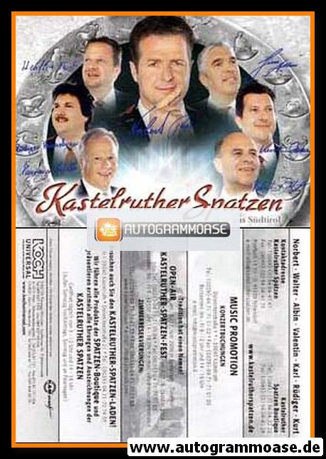 Autogramme Volksmusik | KASTELRUTHER SPATZEN | 2006 Druck (Portrait Color) Koch