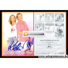 Autogramme Schlager | KATHRIN & PETER | 2005 "Lieder Zum Träumen" (Portrait Color Palm)