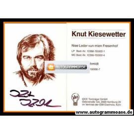 Autogramm Jazz | Knut KIESEWETTER | 1986 "Niee Leder Vun Mien Fresenhof" (Idee)