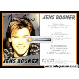 Autogramm Schlager | Jens BOGNER | 1998 "Du Passt Genau In Meine Träume"