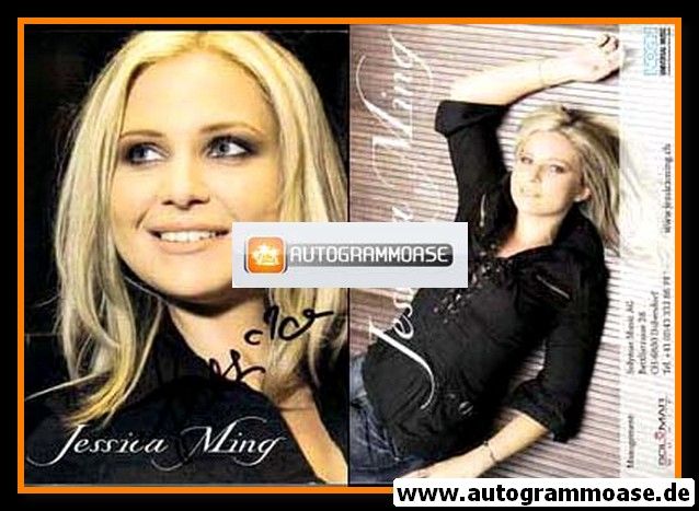Autogramm Schlager | Jessica MING | 2000er (Portrait Color Solymar)