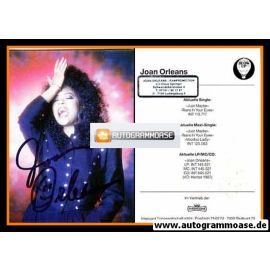 Autogramm Pop (USA) | Joan ORLEANS | 1987 "Just Maybe" (Intercord)