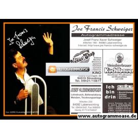 Autogramm Schlager | Joe Francis SCHWEIGER | 2000er Druck (Portrait Color Sopro)