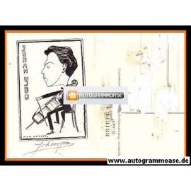 Autogramm Violine (?) | Johan YDO | 1970er (Zeichnung SW)