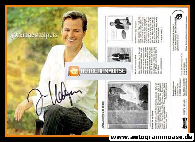 Autogramm Volksmusik | Johannes KALPERS | 2006 "Lieder Für Die Seele" (Ariola)