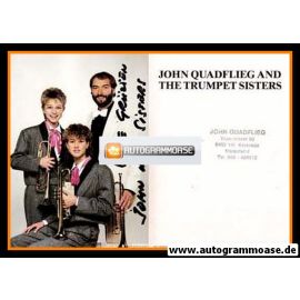 Autogramm Instrumental (Trompete) | John QUADFLIEG | 1990er (Trumpet Sisters)