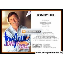 Autogramm Schlager | Jonny HILL | 1990 "Ohne Grenzen" (Portrait Color Koch)