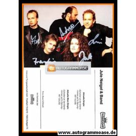 Autogramme Rock | Jule NEIGEL + Band | 1988 "Schatten An Der Wand" (Intercord)
