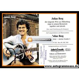 Autogramm Volksmusik | Julian BERG | 1980er "Meine Heimat - Meine Lieder" (Portrait Color)