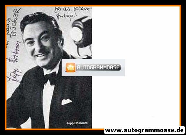 Autogramm Karneval | Jupp HOIBOOM | 1970er (Portrait SW)