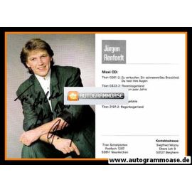 Autogramm Schlager | Jürgen RENFORDT | 1996 "Regenbogenland" (Portrait Color Titan)