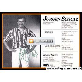 Autogramm Schlager | Jürgen SCHÜTZ | 1980er "Land Meiner Phantasie"
