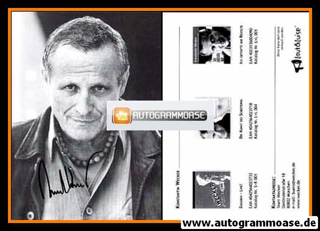 Autogramm Rock | Konstantin WECKER | 2008 "Zugaben - Live!" (Portrait SW) 2