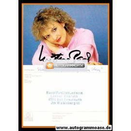 Autogramm Schlager | Kristina BACH | 1984 "Heisser Sand" (Ariola)