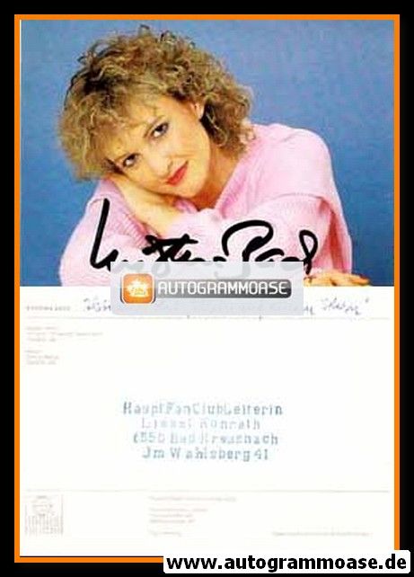 Autogramm Schlager | Kristina BACH | 1984 "Heisser Sand" (Ariola)