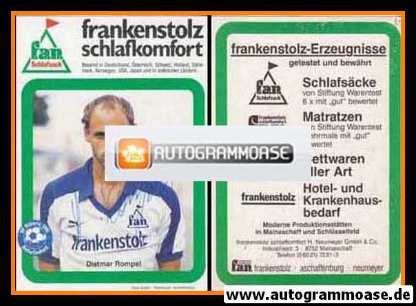 Autogramm Fussball | SV Viktoria 1901 Aschaffenburg | 1985 | Dietmar ROMPEL