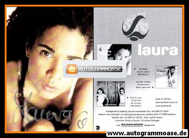 Autogramm Rock | LAURA | 1999 "Immer Wieder"