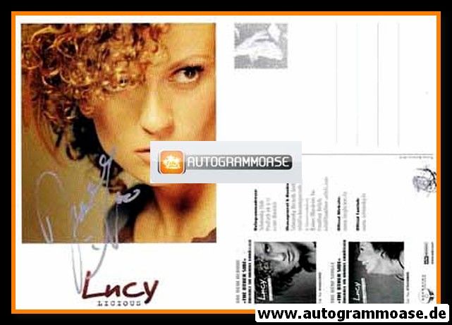 Autogramm Pop | Lucy LICIOUS | 2005 "The Other Side" (Portrait Color) Edel