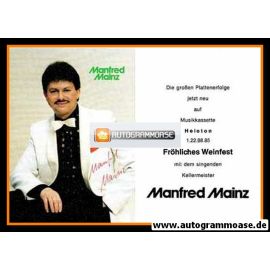 Autogramm Volksmusik | Manfred MAINZ | 1980er "Fröhliches Weinfest"