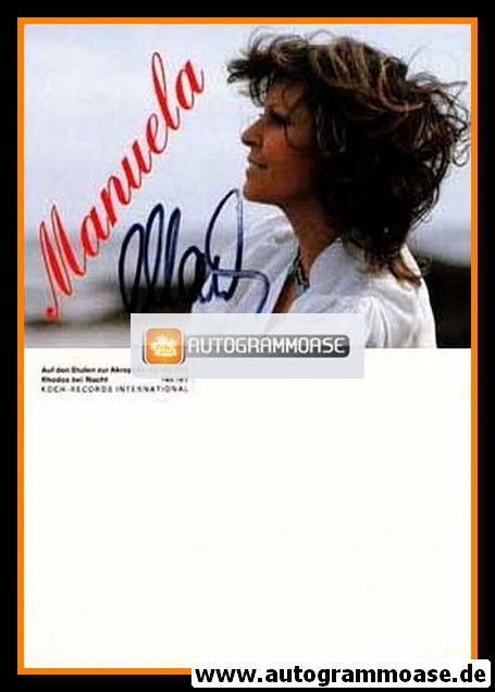 Autogramm Schlager | MANUELA | 1977 "Ewiges Feuer"