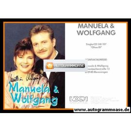 Autogramme Volksmusik | MANUELA & WOLFGANG | 1993 "Ohne Di"