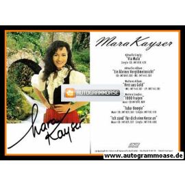Autogramm Schlager | Mara KAYSER | 1994 "Via Mala" (Intercord)