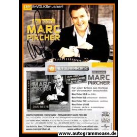 Autogramm Volksmusik | Marc PIRCHER | 2012 "Das Beste" (Portrait Color Koch)