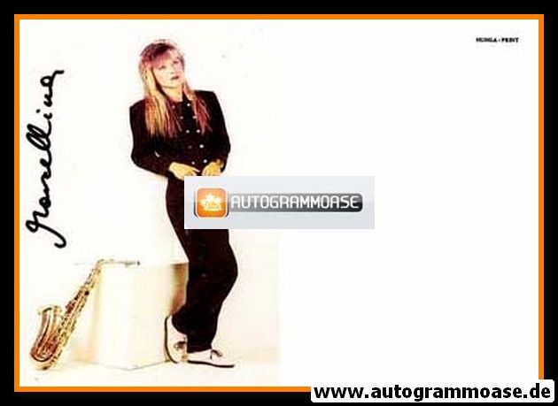 Autogramm Instrumental (Saxophon) | MARCELLINA | 1990er (Portrait Color)