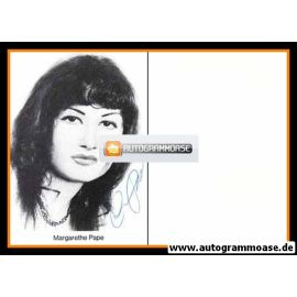 Autogramm Klassik | Margarethe PAPE | 1980er (Portrait SW)