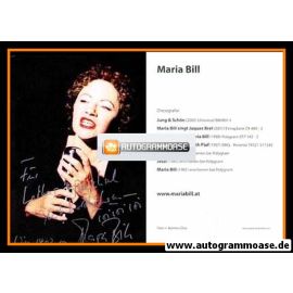 Autogramm Klassik | Maria BILL | 2005 "Jung & Schön" (Portrait Color) Universal