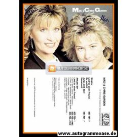 Autogramme Schlager | Maxi + Chris GARDEN | 1988 "Lied Für Einen Freund"