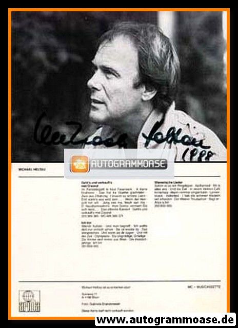 Autogramm Chanson | Michael HELTAU | 1983 "Geht´s Und Verkauft´s Mei G´wand" (Ariola)