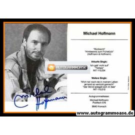 Autogramm Schlager | Michael HOFFMANN | 1987 "Ich Geb´Nicht Auf"