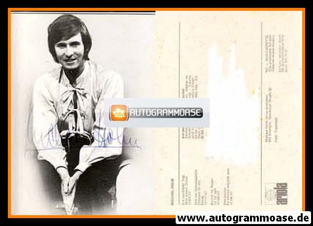 Autogramm Schlager | Michael HOLM | 1971 "Ein Verrückter Tag" (Portrait SW Ariola)