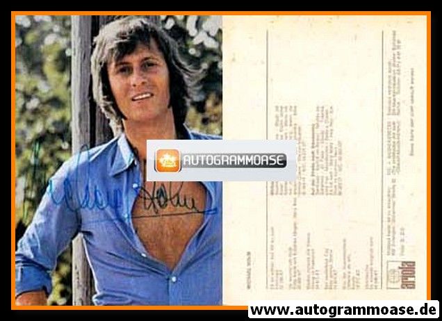 Autogramm Schlager | Michael HOLM | 1972 "Es Ist Schön Bei Dir Zu Sein" (Portrait Color Ariola)