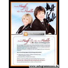 Autogramme Schlager | HAUFF & HENKLER | 1990er (Portrait Color) 1