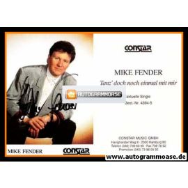 Autogramm Schlager | Mike FENDER | 1981 "Tanz Doch Noch Einmal" (Portrait Color Constar)