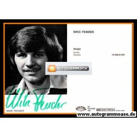 Autogramm Schlager | Mike FENDER | 1974 "Sandy" (Portrait SW Electrola)