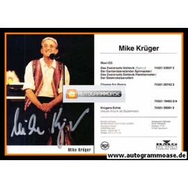 Autogramm Schlager | Mike KRÜGER | 1995 "Krügers Echte" (Portrait Color BMG)